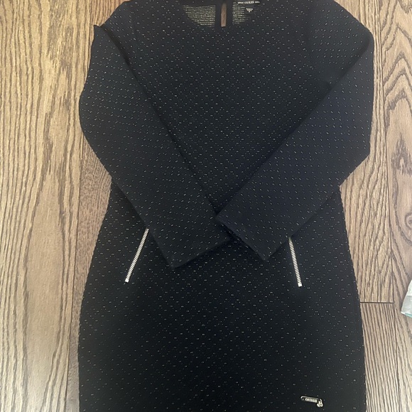 Girls Guess Black Dress - Picture 4 of 5